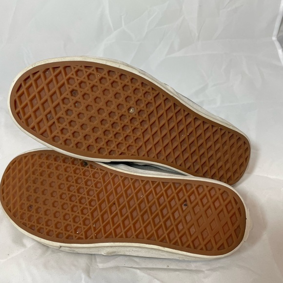 Grey womens vans canvas shoes - Picture 2 of 6